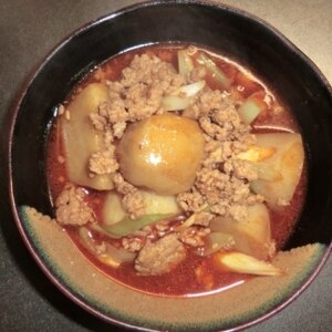 里芋&ひき肉のコチュジャン煮
